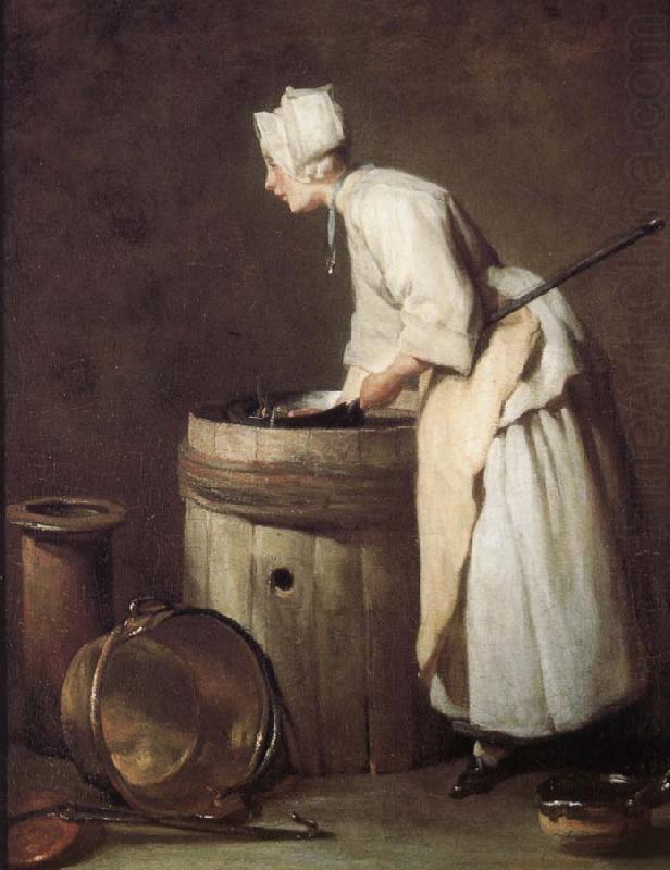 Jean Baptiste Simeon Chardin Cleaning maid china oil painting image